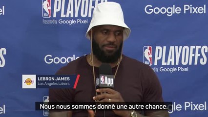 Lakers - James : "Nous nous sommes donné une autre chance"