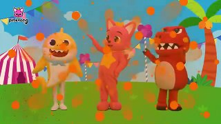 Marching with The Coolest Dinosaur Dance Adventure Cartoon - Dance Pinkfong Baby Shark
