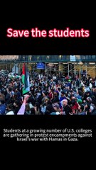#Columbia University  #CEASEFIRENOW  #Israel #Palestine https://www.aljazeera.com/program/newsfeed/2024/4/25/students-call-on-french-government-to-help-palestine