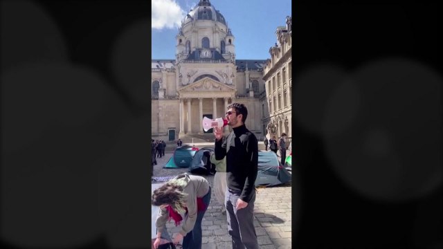 프랑스 대학가도 팔레스타인 지지 시위 확산 조짐 / YTN