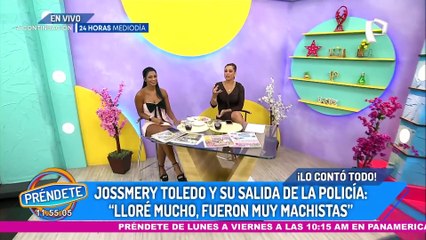 Jossmery Toledo revela que lloró mucho tras su salida de la PNP: “fueron muy machistas”