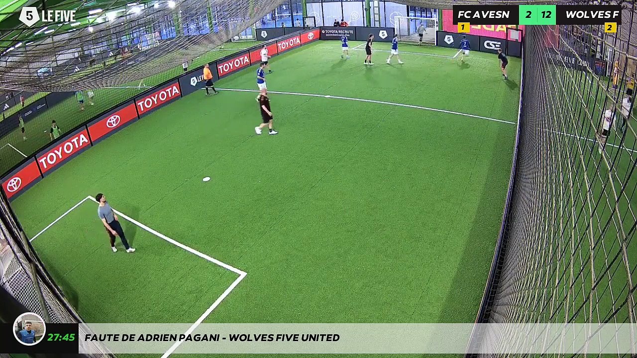 Faute de Adrien PAGANI - WOLVES FIVE UNITED