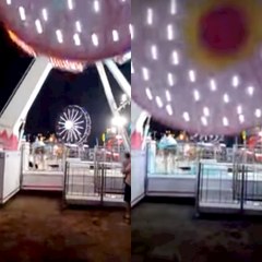 Homem é atingido por brinquedo ao tentar salvar cão em parque de diversões