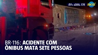 Acidente com ônibus de viagem mata sete pessoas no interior de Minas