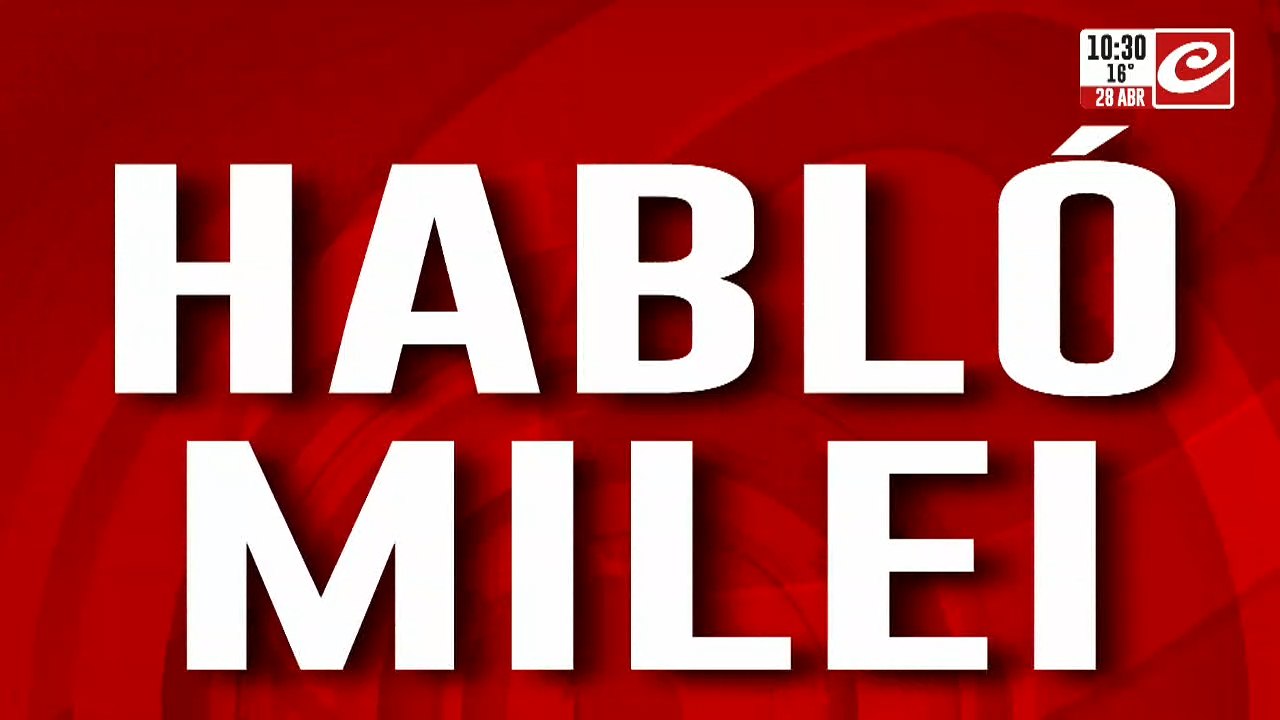 "Los salarios le vienen ganando a la inflación", dijo Milei