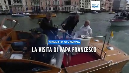 Prima volta del Papa alla Biennale di Venezia: "Liberare il mondo da disuguaglianze e aporofobia"