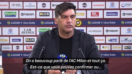 Fonseca botte en touche sur l'AC Milan et nie avoir rencontré Ibrahimovic