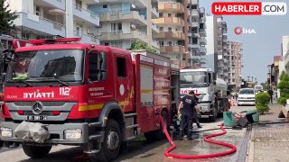 Adana'da kafedeki yangın korkuttu