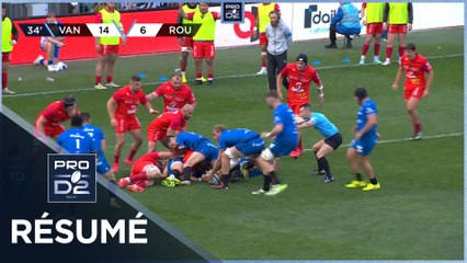 PRO D2 Saison 2023-2024 J28 - Résumé RC Vannes - Rouen Normandie Rugby