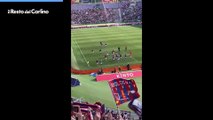 Bologna Udinese: il video della squadra sotto alla curva