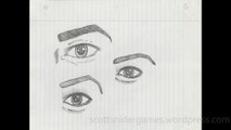 Human Eye Pencil Sketches Video #6 (04-28-2024)