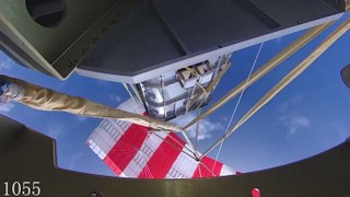 Footage Of Chinese Rocket Booster Parachute System In Action For Controlled Landing