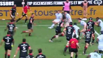 TOP 14 - Essai de Antoine DUPONT (ST) - Stade Toulousain - Racing 92