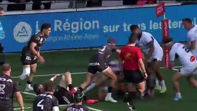 TOP 14 - Essai de Loïc GODENER (OYO) - Oyonnax Rugby - Castres Olympique