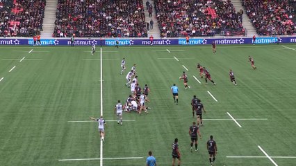 TOP 14 - Essai de Baptiste COUILLOUD (LOU) - LOU Rugby - Section Paloise