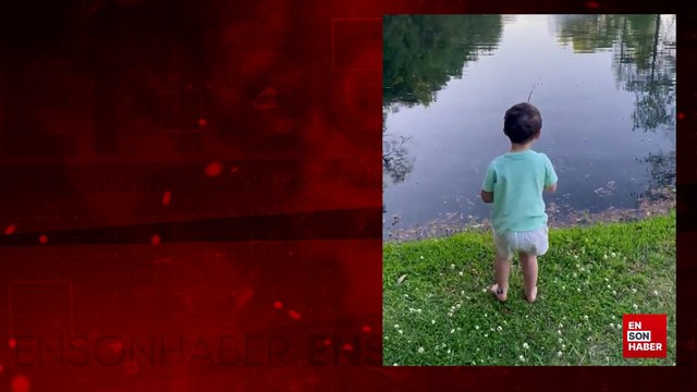 İlk balığını tutan ufaklığın mutluluğu