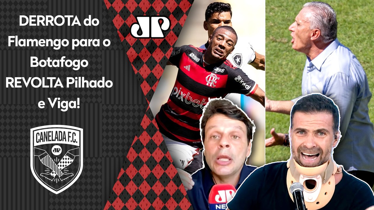 "ISSO É ENGANAR OTÁRIO! O Flamengo DEVERIA CHAMAR o Tite DE CANTO e..." DERROTA pro Botafogo REVOLTA