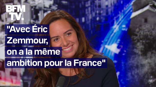 Avec Éric Zemmour, on a la même ambition pour la France : l'interview de Sarah Knafo en intégralité