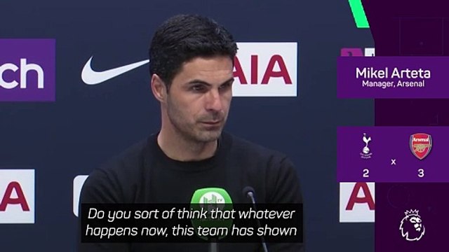 Arteta reveals how 'small' the margins are in the title race