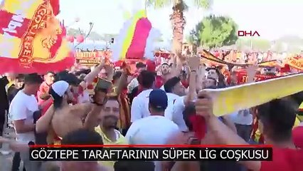Göztepe Süper Lig’e çıktı, taraftar sokağa döküldü