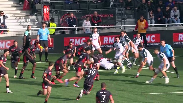 TOP 14 - Essai de Jérôme REY (LOU) - LOU Rugby - Section Paloise
