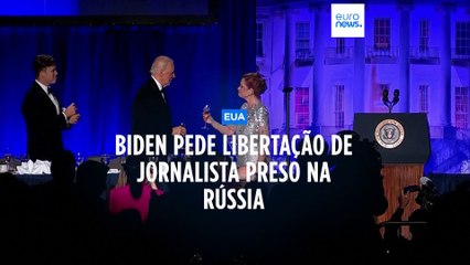 Biden apela à libertação de jornalistas no jantar dos correspondentes de imprensa