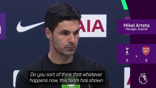 Arteta reveals how 'small' the margins are in the title race
