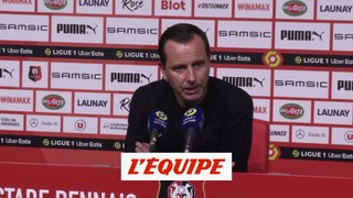 Julien Stephan : « Une défaite très compréhensible » - Foot - L1 - Rennes