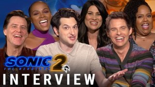 'Sonic The Hedgehog 2' Interviews | Jim Carrey, Ben Schwartz