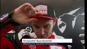 Krzysztof Buczkowski po meczu Abramczyk Polonia - Orzeł Łódź