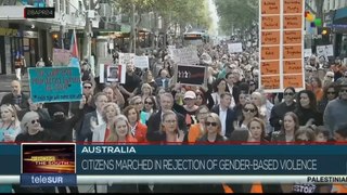 Australia: Citizens marched in rejection of gender-based violence
