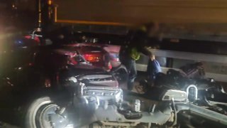 충남 논산서 SUV와 오토바이 충돌...운전자 1명 다쳐 / YTN