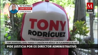Tony Rodríguez demanda justicia por asesinato del exdirector administrativo de Tlalnepantla
