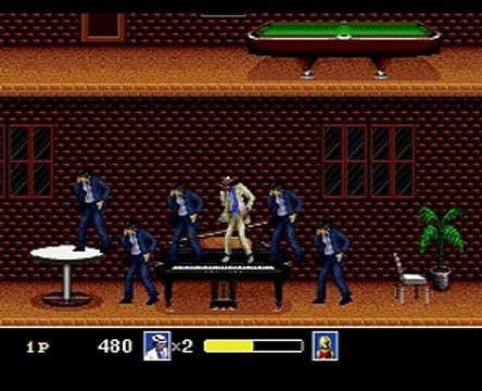Michael Jackson's Moonwalker online multiplayer - megadrive