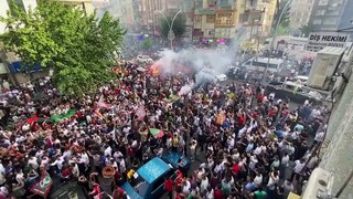 Diyarbakır’da ‘Amedspor’ kutlamaları