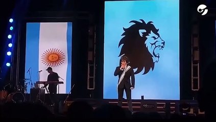 Fátima Florez terminó su show imitando a Milei