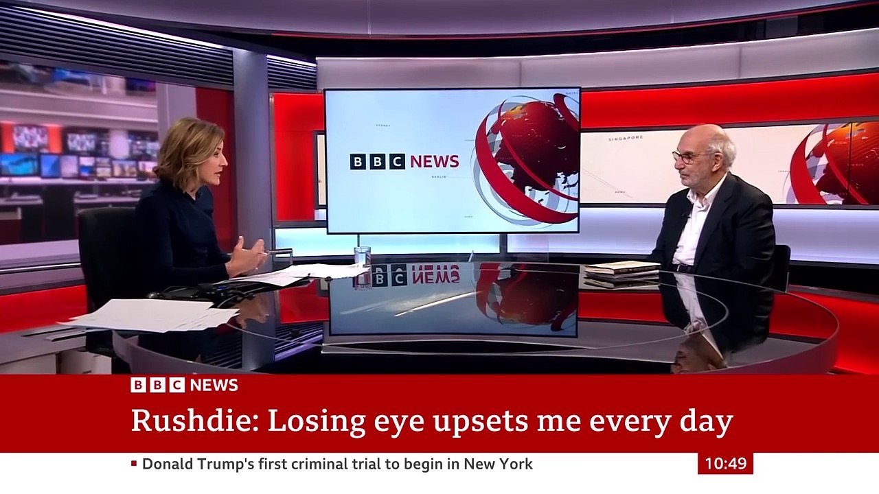 Sir Salman Rushdie recalls New York knife attack two years on | BBC 2.0 News