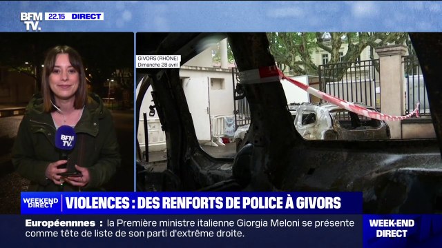 Violences et dégradations à Givors: des renforts de la Police nationale déployés toute la nuit