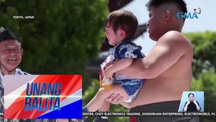 100 sanggol, paunahan at palakasang umiyak sa "Crying Baby Sumo" Festival | UB