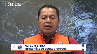 Pronostican lluvias con actividad eléctrica para este lunes en tres regiones de Honduras