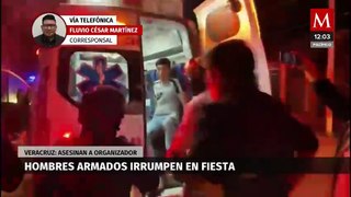 Hombres armados asesinan a organizador de una fiesta a la que irrumpieron en Veracruz