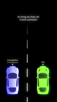 Don't let your competitor outpace you. #motivation #selfimprovement #mindset #visuals #discipline