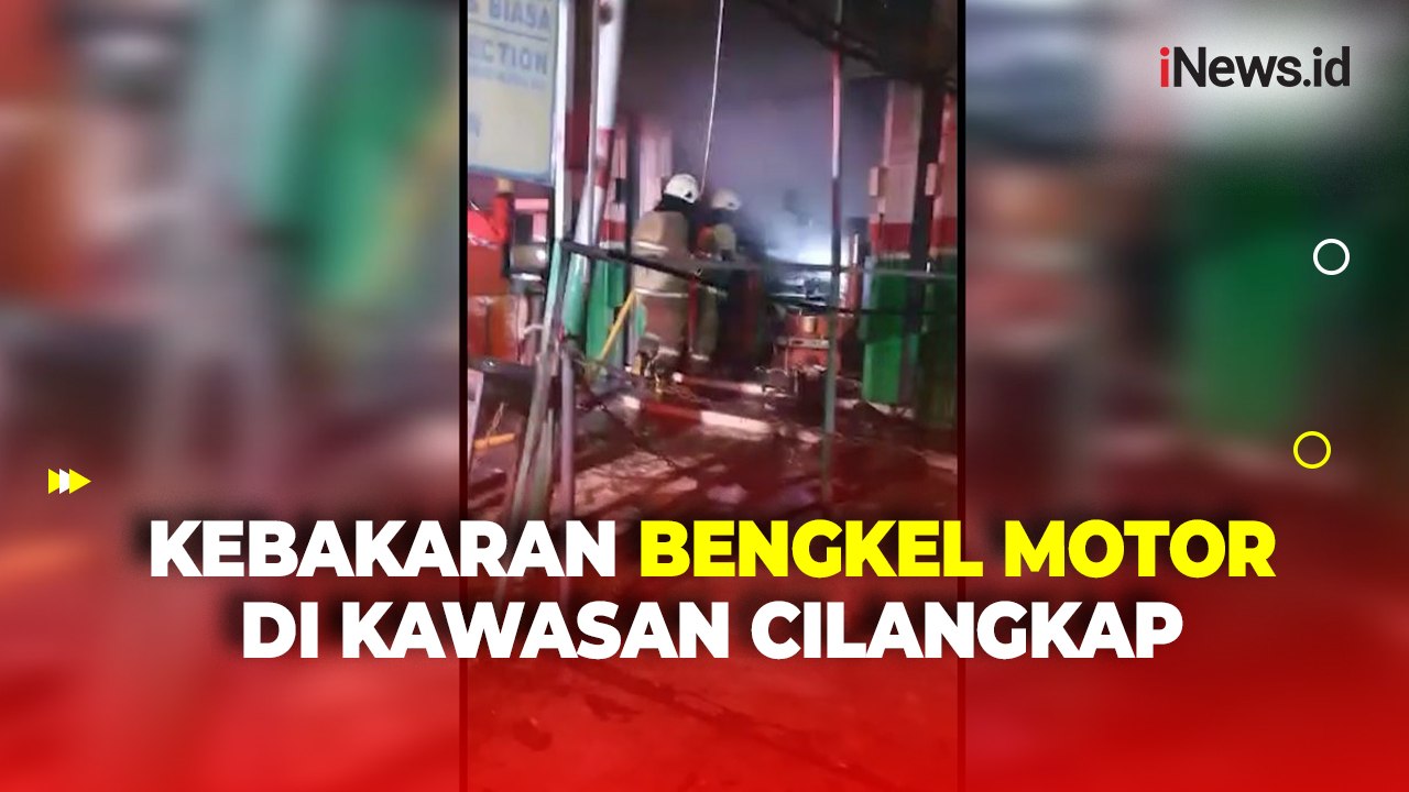 Kebakaran Hanguskan Bengkel Motor di Kawasan Cilangkap, 5 Mobil Damkar Dikerahkan