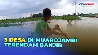 Sungai Batanghari Meluap, Tiga Desa di Muarojambi Kembali Terendam Banjir