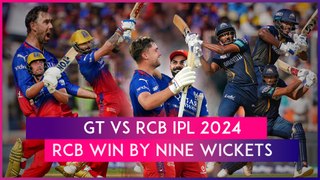GT vs RCB IPL 2024 Stat Highlights: Royal Challengers Bengaluru Defeated Gujarat Titans By 9 Wickets