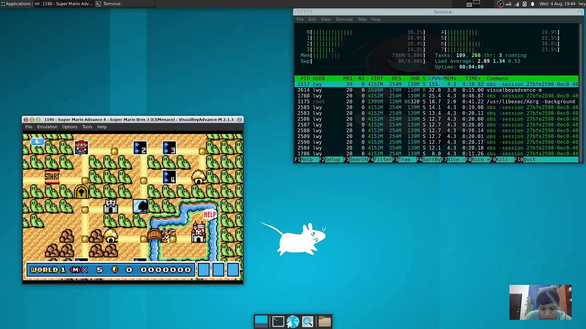 ⁣Gaming Super Nintendo with VBA