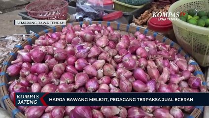 Harga Bawang Melejit, Pedagang Terpaksa Jual Eceran