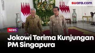 Jokowi Terima Kunjungan PM Singapura di Istana Kepresidenan Bogor