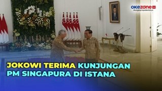 Didampingi Prabowo, Presiden Jokowi Terima Kunjungan PM Singapura di Istana Bogor