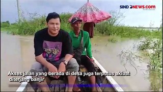 Sungai Batanghari Meluap, Tiga Desa di Muaro Jambi Kembali Dikepung Banjir